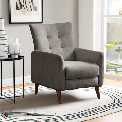 Fauteuil inclinable Amaurie Tacho avec dossier capitonné