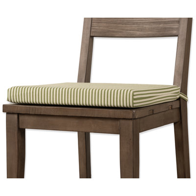 Birch Lane Polo Stripe 2" Dining Chair Seat Pad with Ties