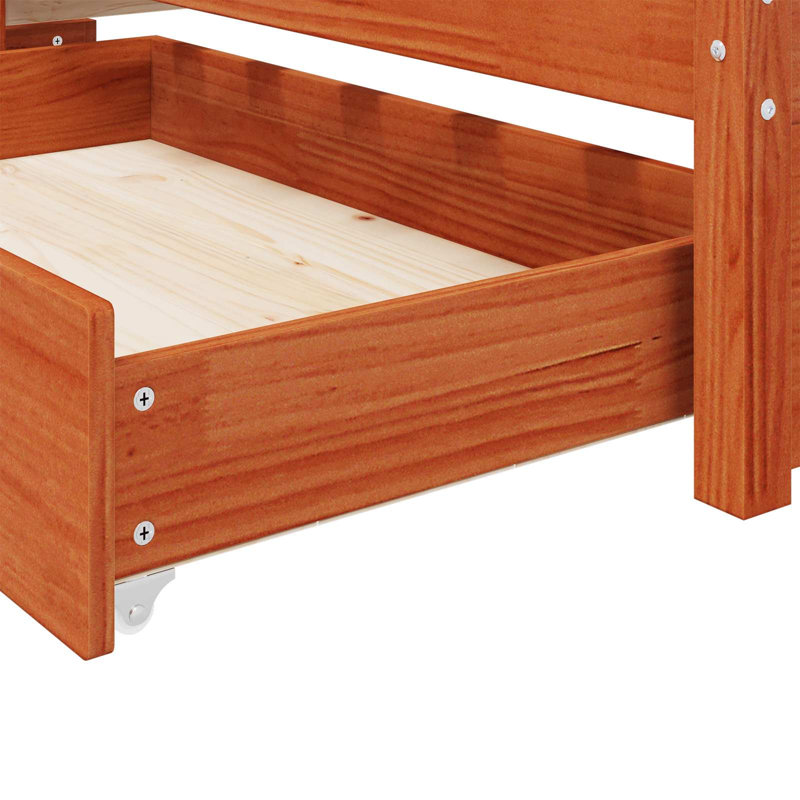 Solid Wood Bed Frame, Single (3')