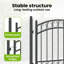 104 cm W Steel Gate Fencing-121122509