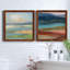 Pastel Coast - Ensemble de 2 peintures sur toiles encadrées-1672708301-1672708336