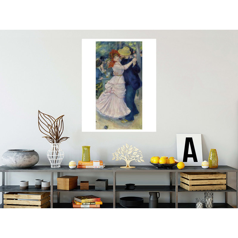 «Dance at Bougival» par Pierre-Auguste Renoir - Estampe numérique, H 40 po x l 32 po