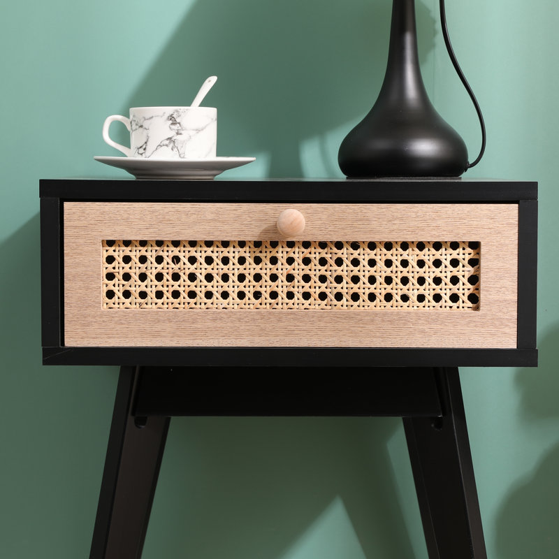 40cm W Manufactured Wood Bedside Table