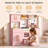 Wooden Kids Play Kitchen, Toy Kitchen Playset for Toddler, Realistic Kitchen Sets w/Lights & Sounds, Gift for Boys Girls Age 3+-116247546