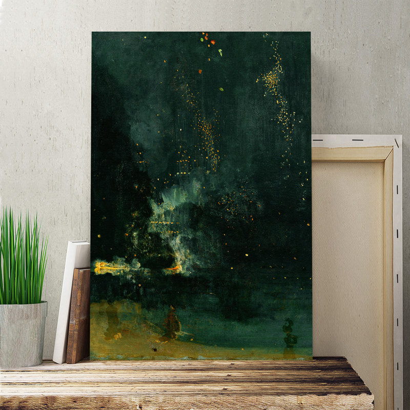 James Abbott McNeill Whistler - Wrapped Canvas Painting, 76cm H x 50cm W