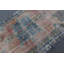 Grand tapis turc antique rouge idéal pour la chambre à coucher offrant une sensation de tapis organique surdimensionné à la main