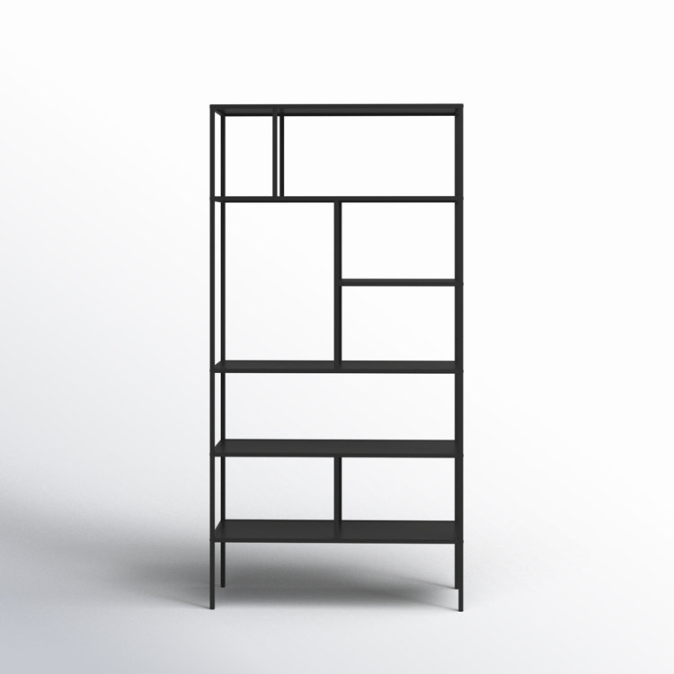 Level Stainless Steel Etagere Bookcase 72x36x15