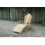 Teak Adirondack Chair with Ottoman