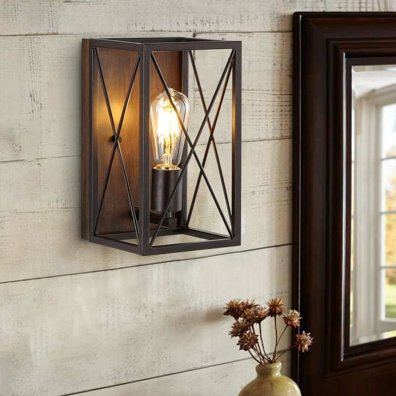 Iron Flush Mounted Sconce