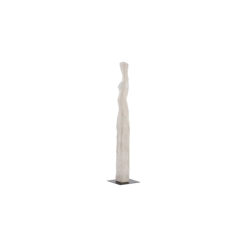 White Stone Cast Women Sculptures