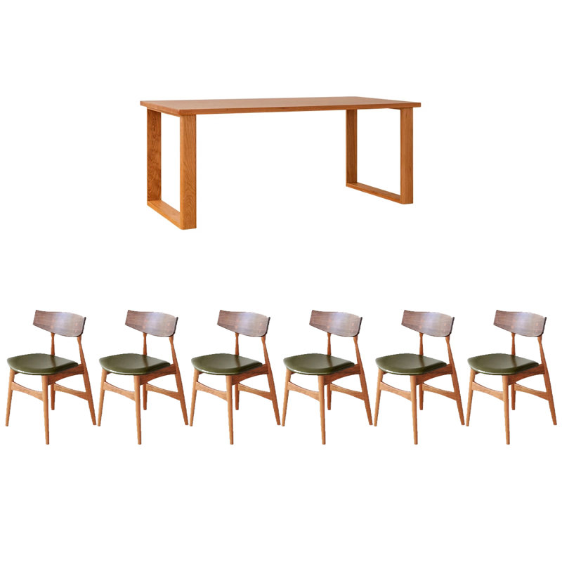 Ensemble de salle à manger L 70,87 x l 33,46, H 31,5 po x l 62,99 po x P 29,53 po