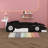 Twin Size Race Car-Shaped Platform Bed With Wheels, Wood Car Bed Frame For Kids, No Box Spring Needed-1307719074
