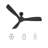 52" ABS 3-Blade Smart Ceiling Fan with Remote