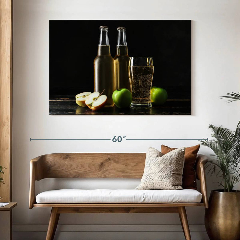 Sparkling Apple Cider, 32" H x 48" W