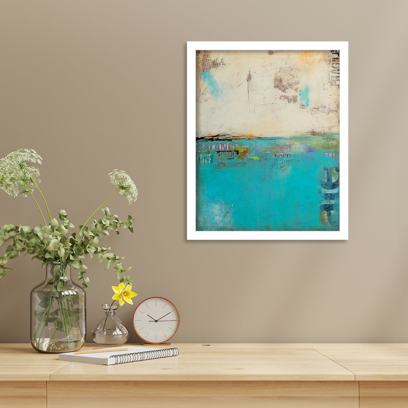Urban Edge Print by Erin Ashley, 17" H x 14" W, White