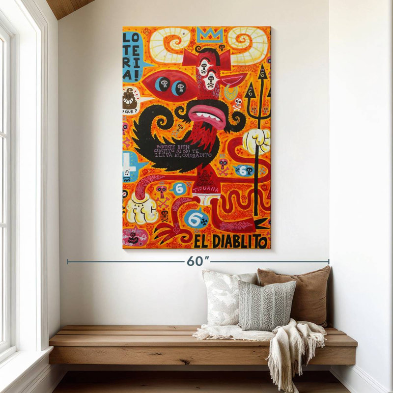 Kelan Loteria, 51" H x 34" W
