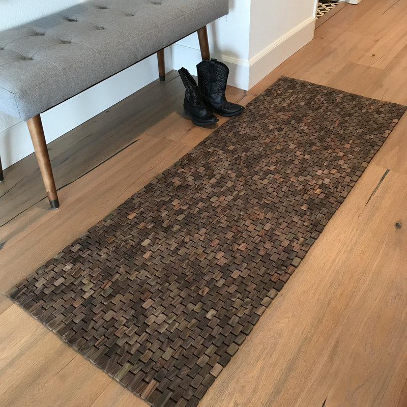 Tapis pour salle de bain Emera, Bois de rose