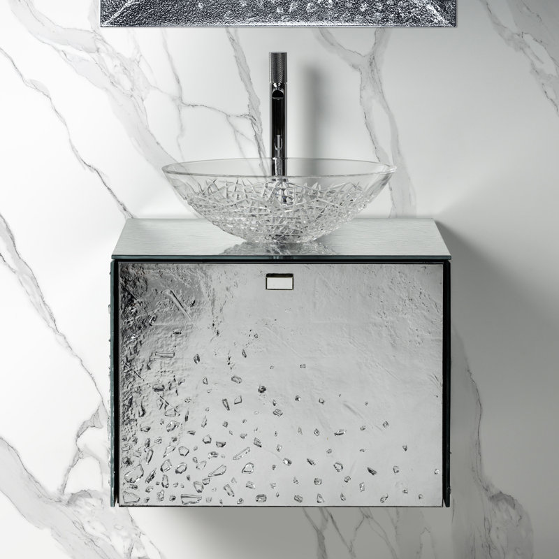 Luxury Crystal Wallmount Bathroom Vanity