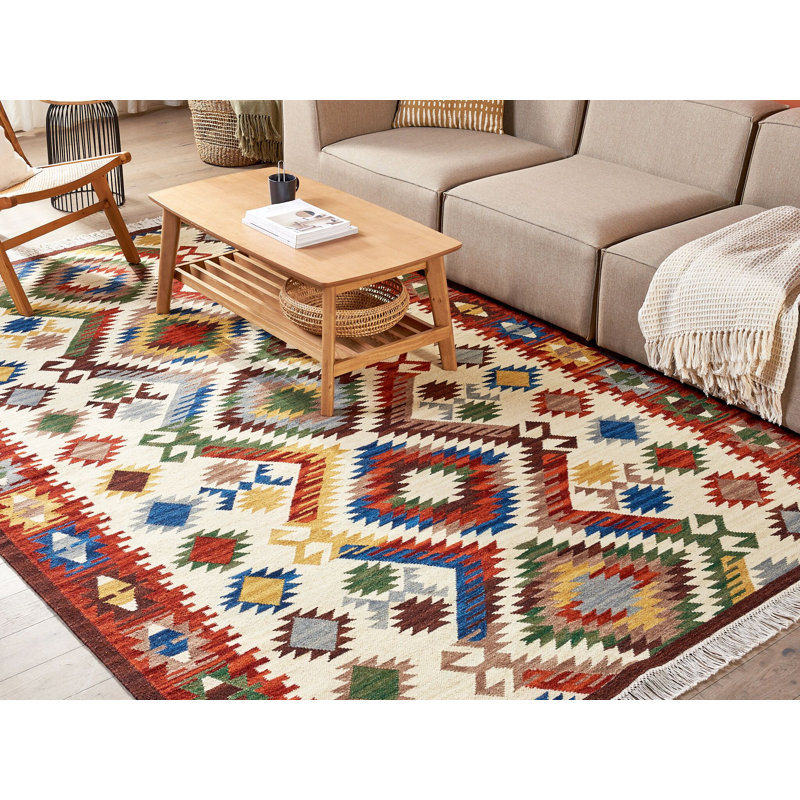 Richmute Southwestern Hand Woven Area Rug, Rectangle 200 x 300cm