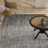 Stanton Abstract Gray Area Rug