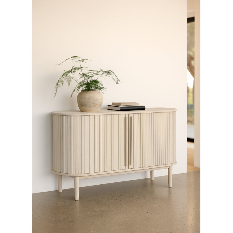 140cm Sideboard, White pigmented