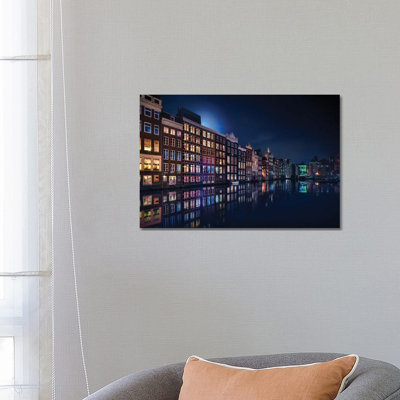 Amsterdam Windows Colors 1 Piece Wrapped Canvas Wall Art