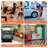 Rolling Work Table with Wheels for Garage, Workshop, 20 LBS Load Capacity-743479362