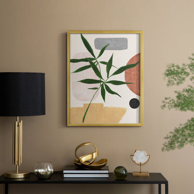 Reproduction encadrée Contemporary Nature II - bois massif