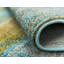 Tapis turquoise tissé à la machine Rizer-1213342853