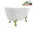 53.1'' x 25.6'' Freestanding Soaking Acrylic Bathtub-72770251-76285533