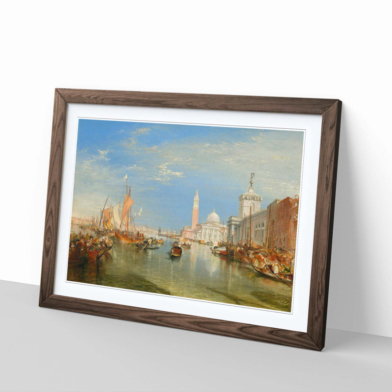 J.M.W. Turner - Single Picture Frame Painting, Walnut