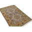 Tapis oriental jaune / gris en laine noué à la main Manchuria
