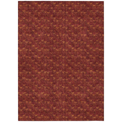 Tapis intérieur lavable antidérapant 3 pi x 5 pi bourgogne
