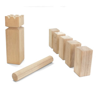 Yard Games Solid Wood with Carrying Case