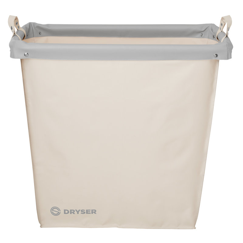 Canvas Laundry Hamper, White