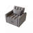 Versatile Foldable Sofa Bed with Adjustable Backrest and Pillows-1500317735