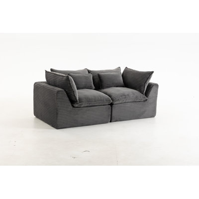 Cloud Modular Sectional Sofa, Oversized Deep Seat Comfy Living Room Couch