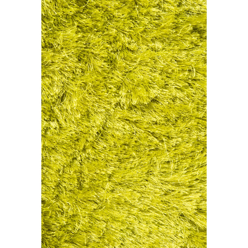 Naya Hand Loomed Modern Area Rug in Green, Round 7'9"