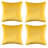 Set Of 4 Throw Velvet Cushion Covers-118135129-118135136
