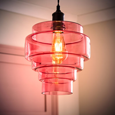 24.5cm H Glass Novelty Pendant Shade ( Slip-On )