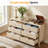 Philomena 6 Drawer 47'' W Double Dresser-4502740
