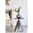 D9X10" Glass Silver Vase