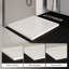  Shower Tray 90x80 cm, White Acrylic Stone Effect Base – Anti-Slip & Warm-Touch Surface