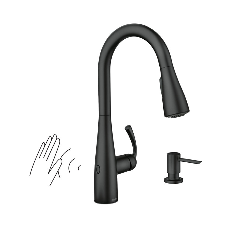 Robinet de cuisine MOEN Essie Touchless, Noir