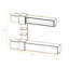 Carliss Unfinished Floating Entertainment Centre for TVs up to 65"