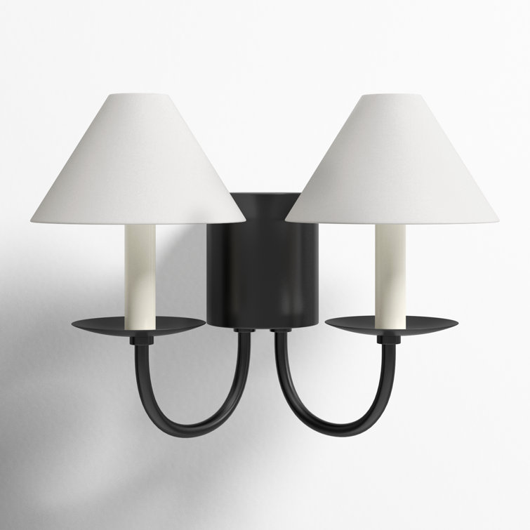 Helio 2 Light Steel Dimmable Candle Wall Light