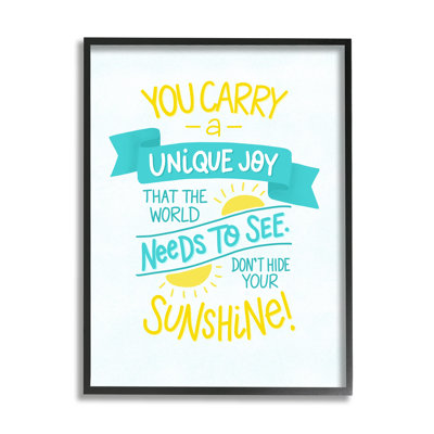 You Carry Unique Joy