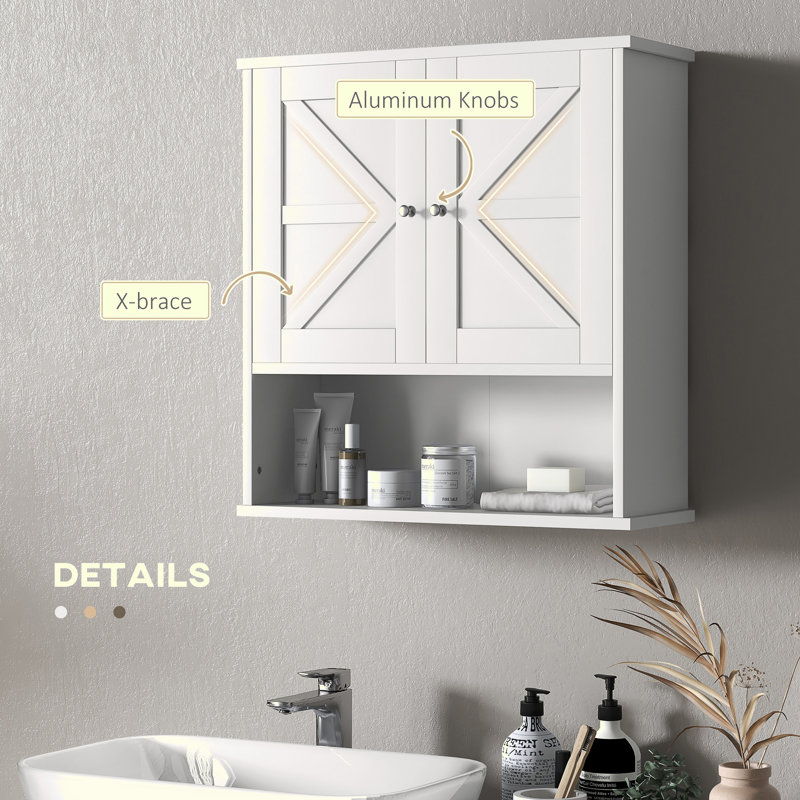 Muselare Bathroom Cabinet, White