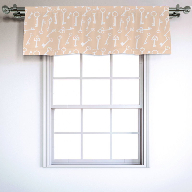Sateen Ruffled Window Valance