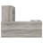 Tona Grey Driftwood 3-Drawer L-Shape Desk-1246095514